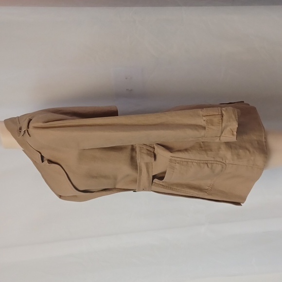 BANANA REPUBLIC pretty And Elegant Size S. Tan Trench Coat with Belt - Picture 6 of 15